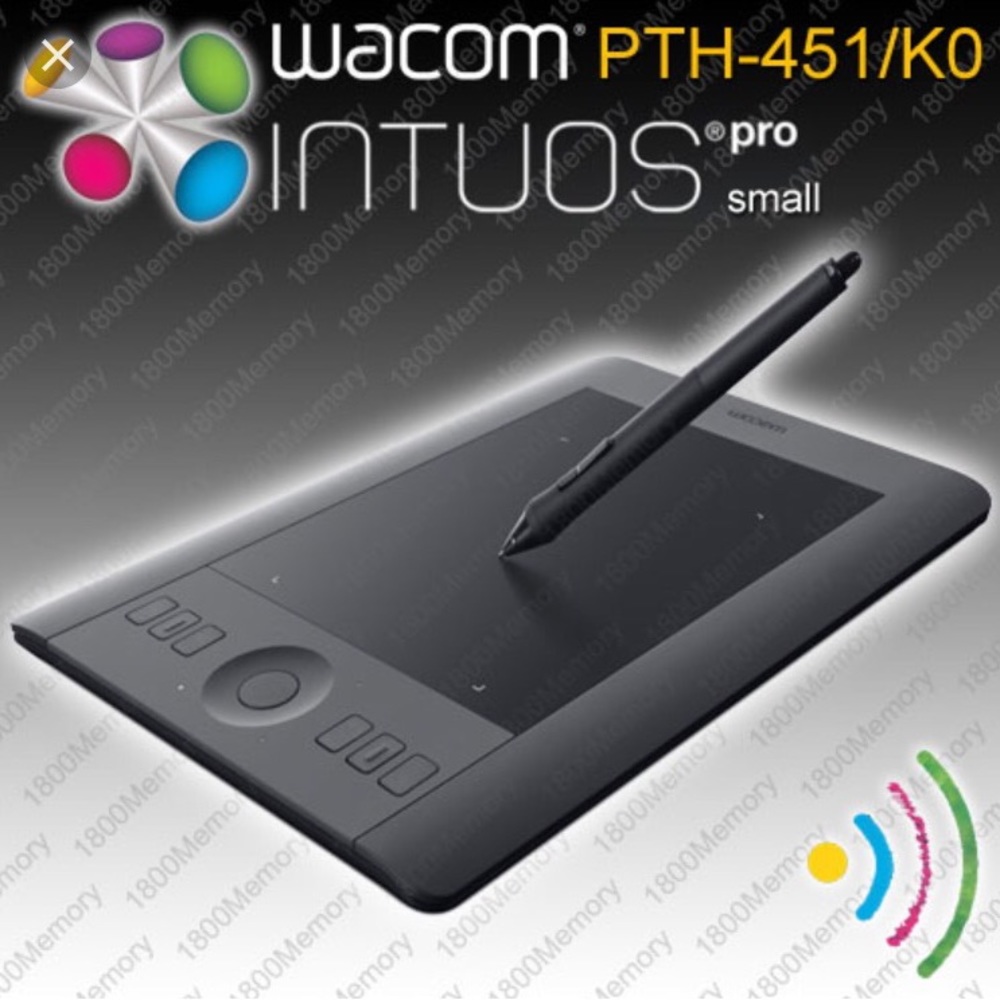 Graphic Tablet Wacom Intuos Pro PTH451 WiFi (small) with Pen
